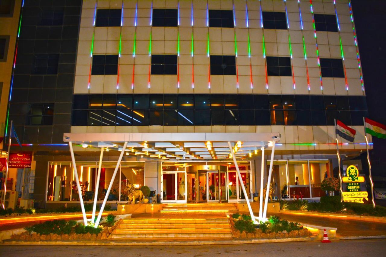 Gratus Hotel Erbil Exterior foto